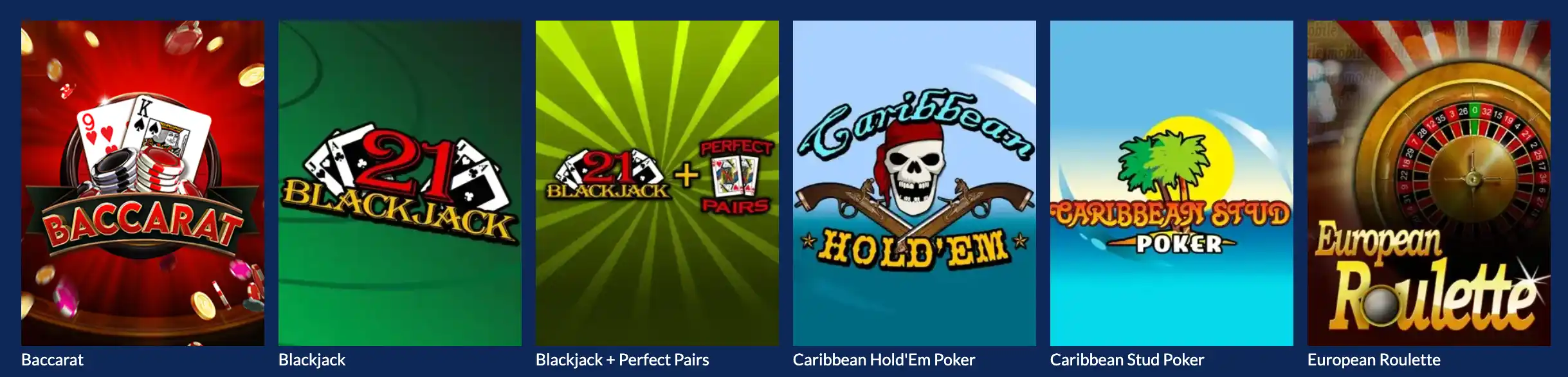 Casino Yabby Table Games